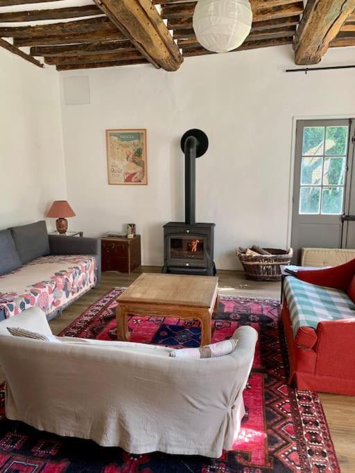 Charmante Maison Dans Le Parc D'Un Chateau Saint-Pierre-du-Val Esterno foto