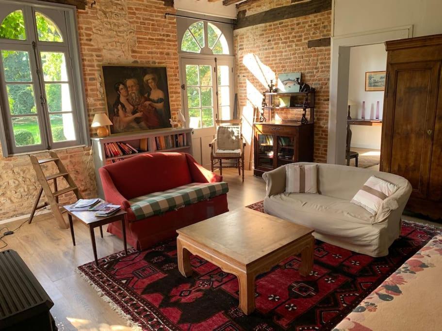 Charmante Maison Dans Le Parc D'Un Chateau Saint-Pierre-du-Val Esterno foto